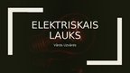 Prezentācija 'Elektriskais lauks', 1.