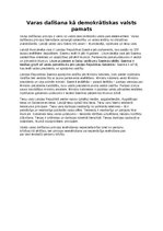 Konspekts 'Varas dalīšana kā demokrātiskas valsts pamats', 1.