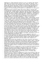 Eseja 'Affirmative Action', 2.