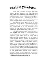 Eseja 'Cilvēks kā garīga būtne', 1.