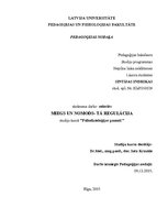 Referāts 'Miegs un nomods, tā regulācija', 1.