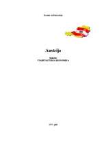 Referāts 'Austrijas ekonomika', 1.