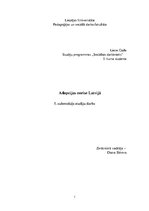 Referāts 'Sociālais darbs adopcijas procesā', 1.