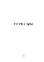 Referāts 'Preču rēķini', 1.