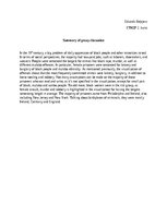 Konspekts 'Summary of group discussion', 1.