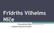 Prezentācija 'Frīdrihs Vilhelms Nīče', 1.