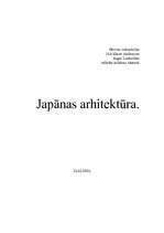 Referāts 'Japānas arhitektūra', 5.