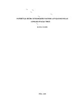 Referāts 'Patērētāju rīcību ietekmējošie faktori Latvijas degvielas uzpildes staciju tirgū', 1.