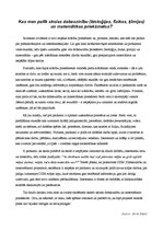 Eseja 'Kas man patīk skolas dabaszinību priekšmetos', 1.
