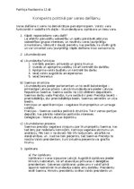 Konspekts 'Varas dalīšana politikā', 1.