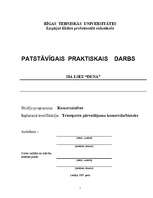 Prakses atskaite 'SIA LSEZ "Duna"', 1.