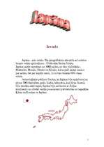 Referāts 'Japāna', 1.