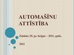 Prezentācija 'Automašīnu attīstība', 1.