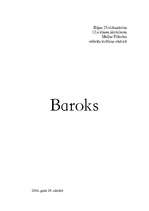 Referāts 'Baroks. Baroks Latvijā', 1.