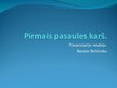 Prezentācija 'Pirmais pasaules karš', 1.