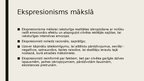 Prezentācija 'Ekspresionisms mūzikā un mākslā', 3.