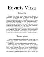 Referāts 'Edvarts Virza', 1.