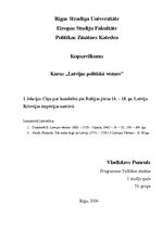 Konspekts 'Cīņa par kundzību pie Baltijas jūras 16.-18.gadsimtā. Latvija Krievijas impērija', 1.