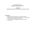 Konspekts 'Kopējās politikas Eiropā. Kopējā lauksaimniecības politika', 1.