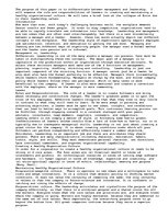 Eseja 'Management and Leadership Paper', 1.