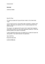 Paraugs 'Curriculum Vitae', 2.