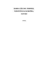 Referāts 'Darba līgums', 1.