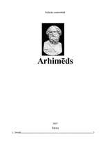 Referāts 'Arhimēds', 1.