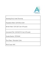 Eseja 'Law of Property', 1.