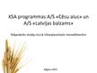 Prezentācija 'Korporatīvās sociālās atbildības programmas AS "Cēsu alus" un AS "Latvijas balza', 1.