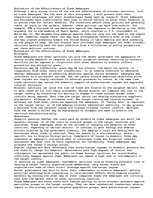 Eseja 'Evaluation of the Effectiveness of Trade Embargoes', 1.