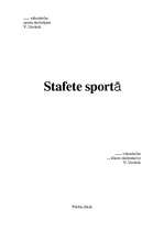 Konspekts 'Stafete sportā', 1.