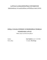 Referāts 'Kārļa Ulmaņa ietekme ekonomikā', 1.