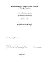 Referāts 'Sabiedrisko attiecību uzņēmumu auditorijas', 1.