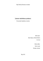 Referāts 'Ģimenes saliedēšanas pasākums', 1.