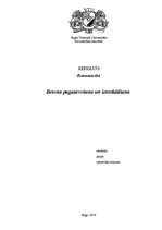 Referāts 'Betona pagatavošana un iestrādāšana', 1.