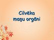 Prezentācija 'Cilvēka maņu orgāni', 1.