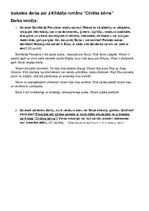 Konspekts 'Jāņa Klīdzēja romāns "Cilvēka bērns"', 1.