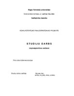 Referāts 'Konkurētspējas paaugstināšanas projekts', 1.