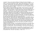 Eseja 'Narrative Essay for English 101', 1.