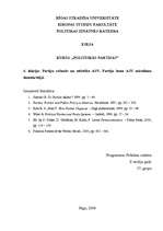 Konspekts 'Partiju rašanās un attīstība ASV. Partiju loma ASV mūsdienu demokrātijā', 1.