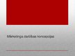 Prezentācija 'Mārketinga darbības koncepcijas', 1.
