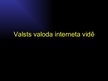 Prezentācija 'Valsts valoda interneta vidē', 1.