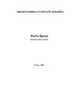 Referāts 'Darba līgums', 1.