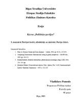 Eseja 'Partijas biedri, atbalstītāji un aktīvisti. Partiju līderi', 1.