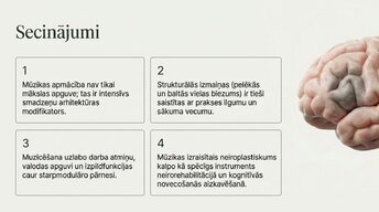 Prezentācija 'Kā muzikālā apmācība ietekmē kognitīvo attīstību', 14.