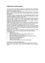 Konspekts 'Subkultūras raksturojums', 1.