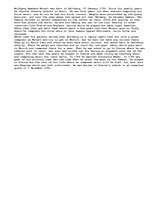 Eseja 'Wolfgang Amadeus Mozart', 1.