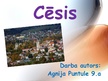 Prezentācija 'Cēsis', 1.