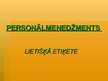 Prezentācija 'Lietišķā etiķete', 1.