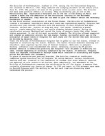 Eseja 'The Articles of Confederation', 1.